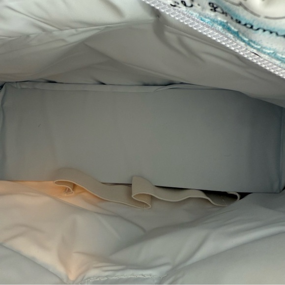 Vintage 90s Cudlie Diaper Bag White Green Stars Sleeping Baby Sweet Dreams NWT - Picture 9 of 10